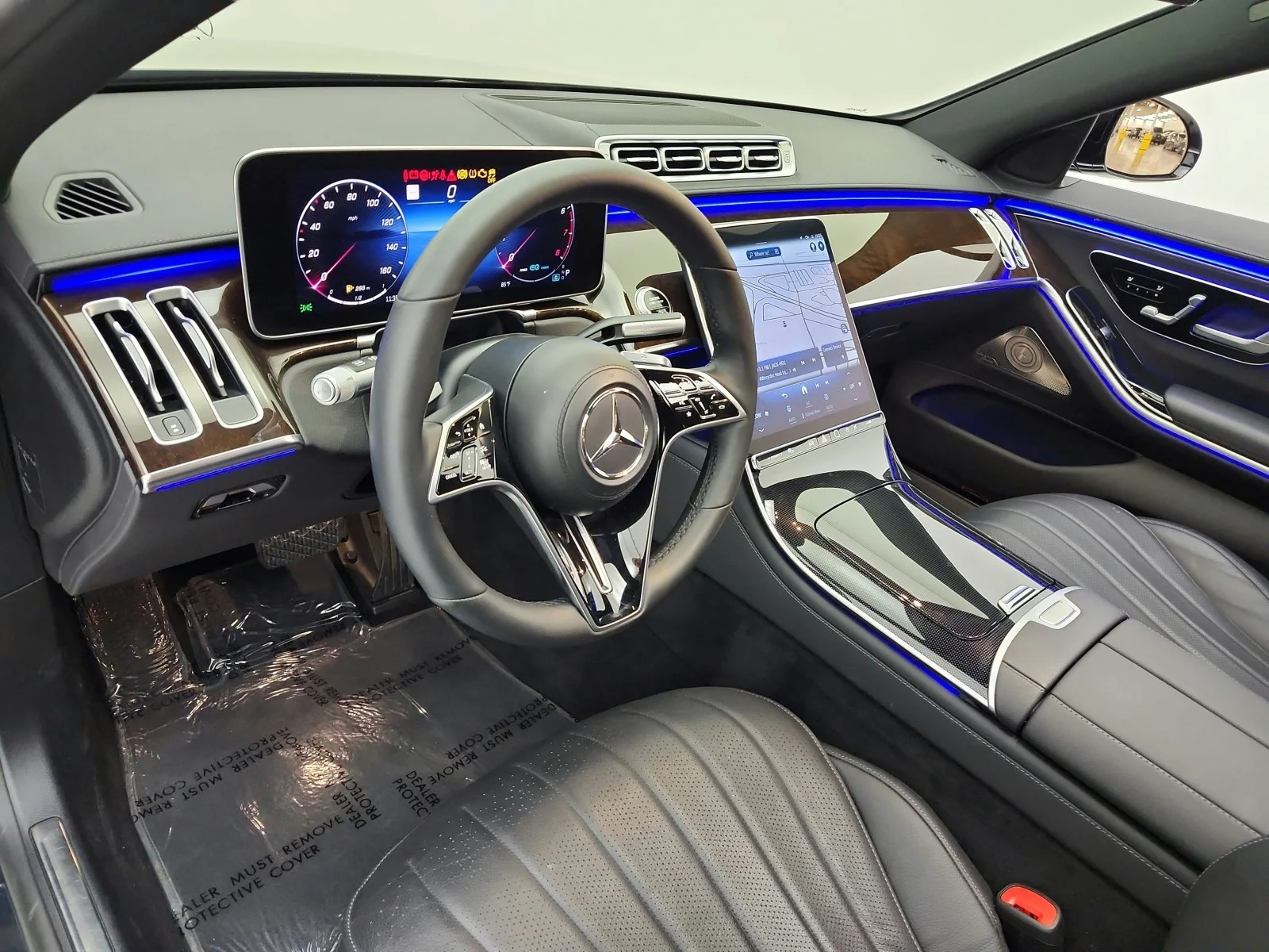 Certified Used 2022 Black Mercedes-Benz S 580 4MATIC® Sedan image 9