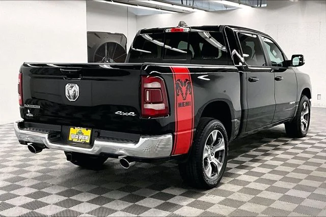 Used 2023 Diamond Black Crystal Pearlcoat Ram Laramie image 13