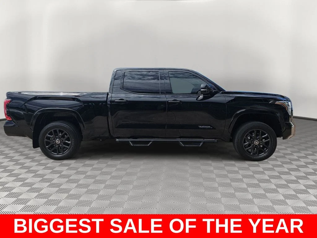 Used 2024 Midnight Black Metallic Toyota Platinum image 2