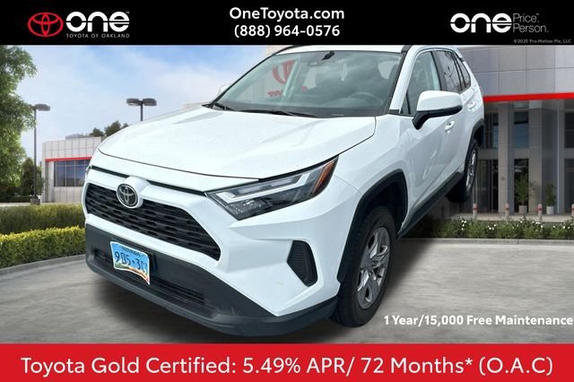 Certified Used 2025 White Toyota XLE image 1