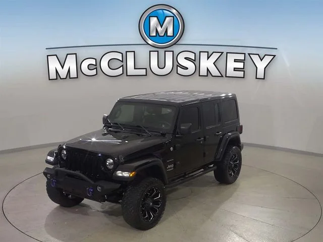 Used 2018 Black Jeep Unlimited Sahara image 18