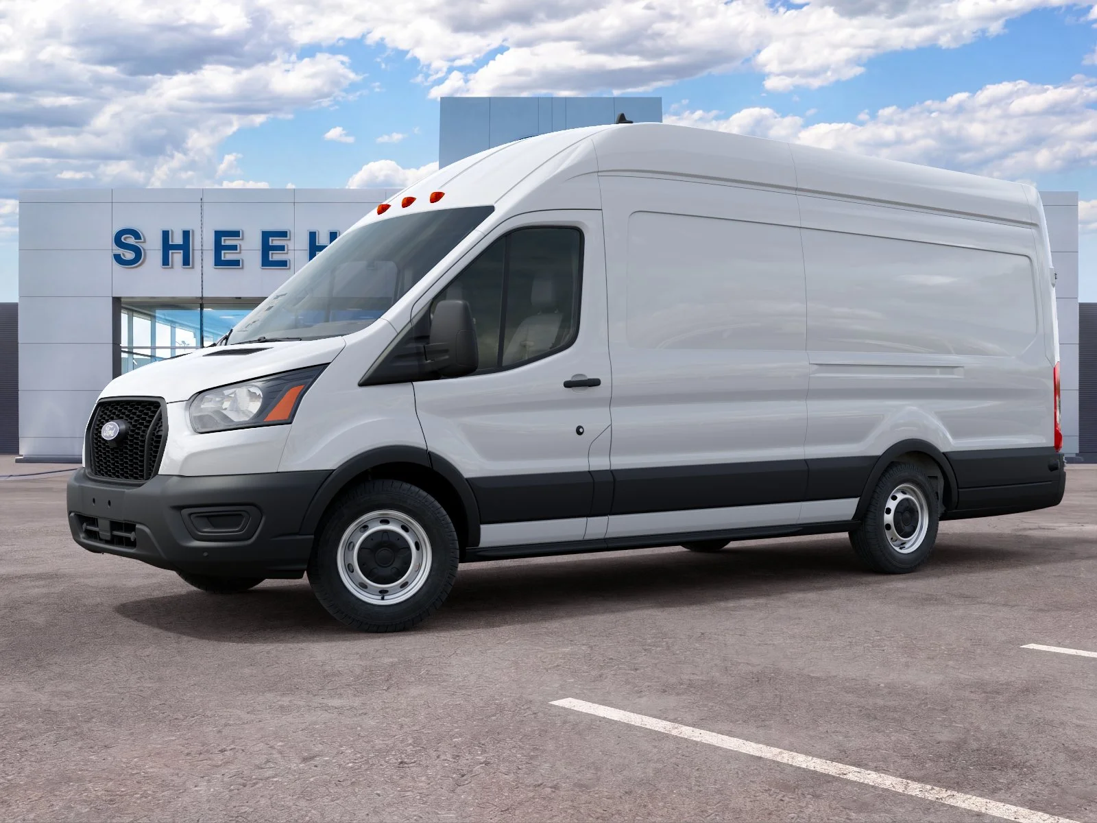 New 2027 Oxford White Ford Cargo Van image 3