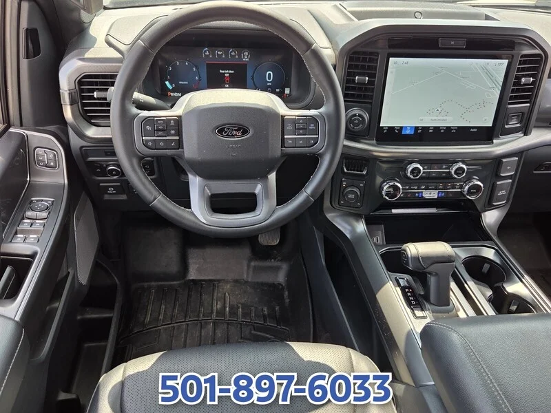 Used 2025 Oxford White FORD LARIAT 4WD SuperCrew 5.5