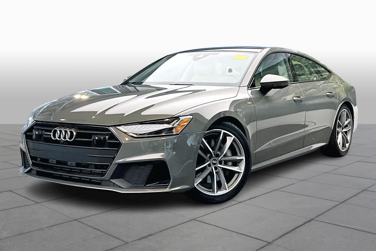 Used 2023 Chronos Gray Metallic Audi Premium Plus image 2
