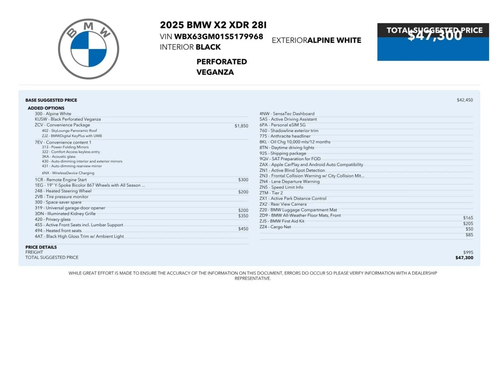 Used 2025 Alpine White BMW xDrive28i image 2