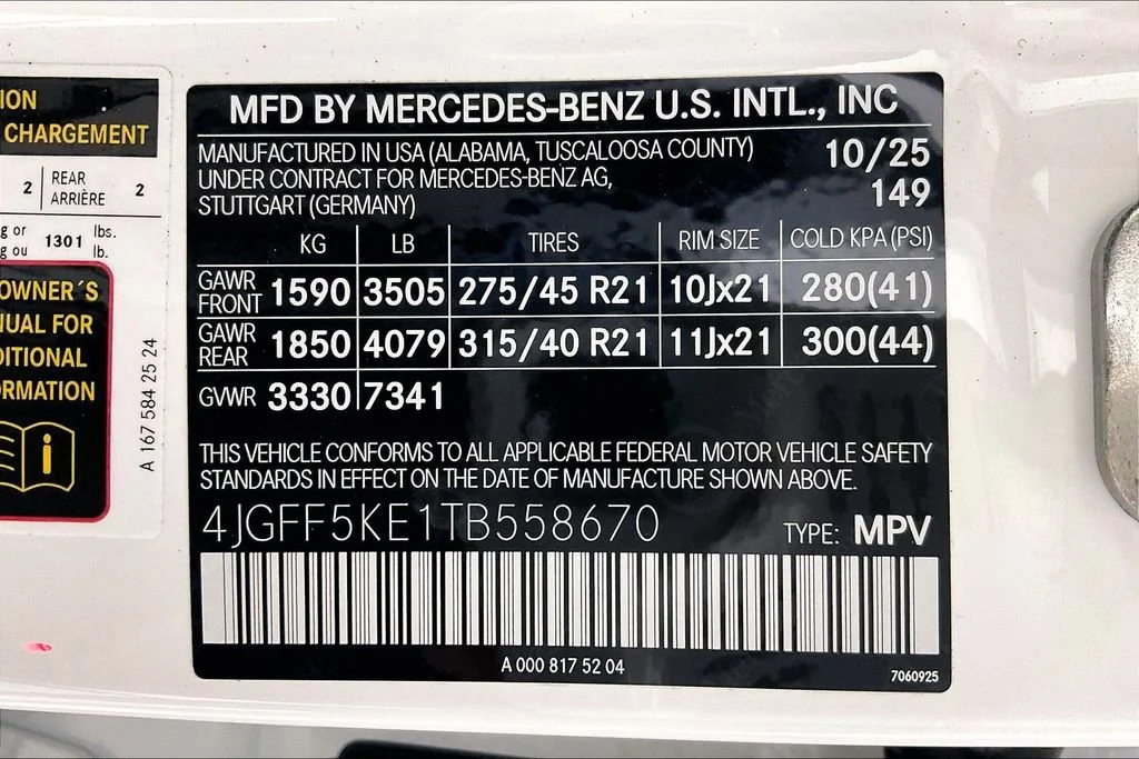 New 2026 Polar White Mercedes-Benz GLS 450 image 31