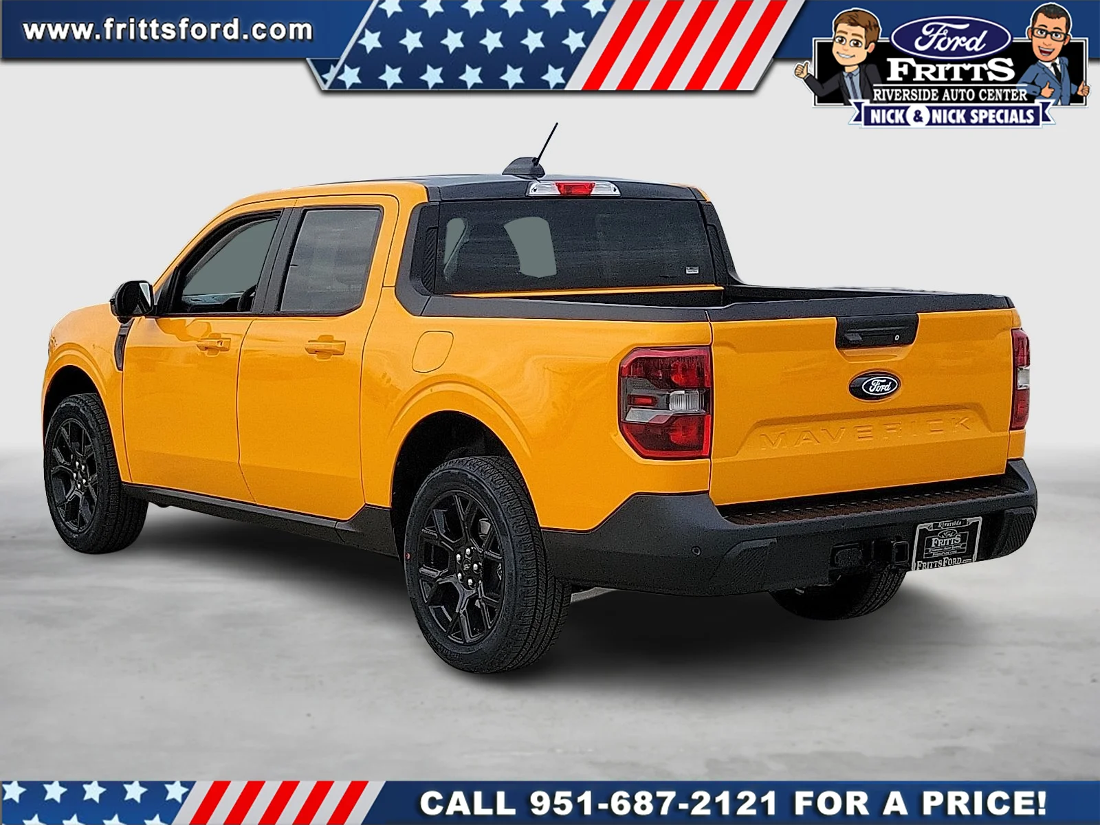 New 2026 Orange Fury Metallic Tri-Coat Ford Lariat® image 2