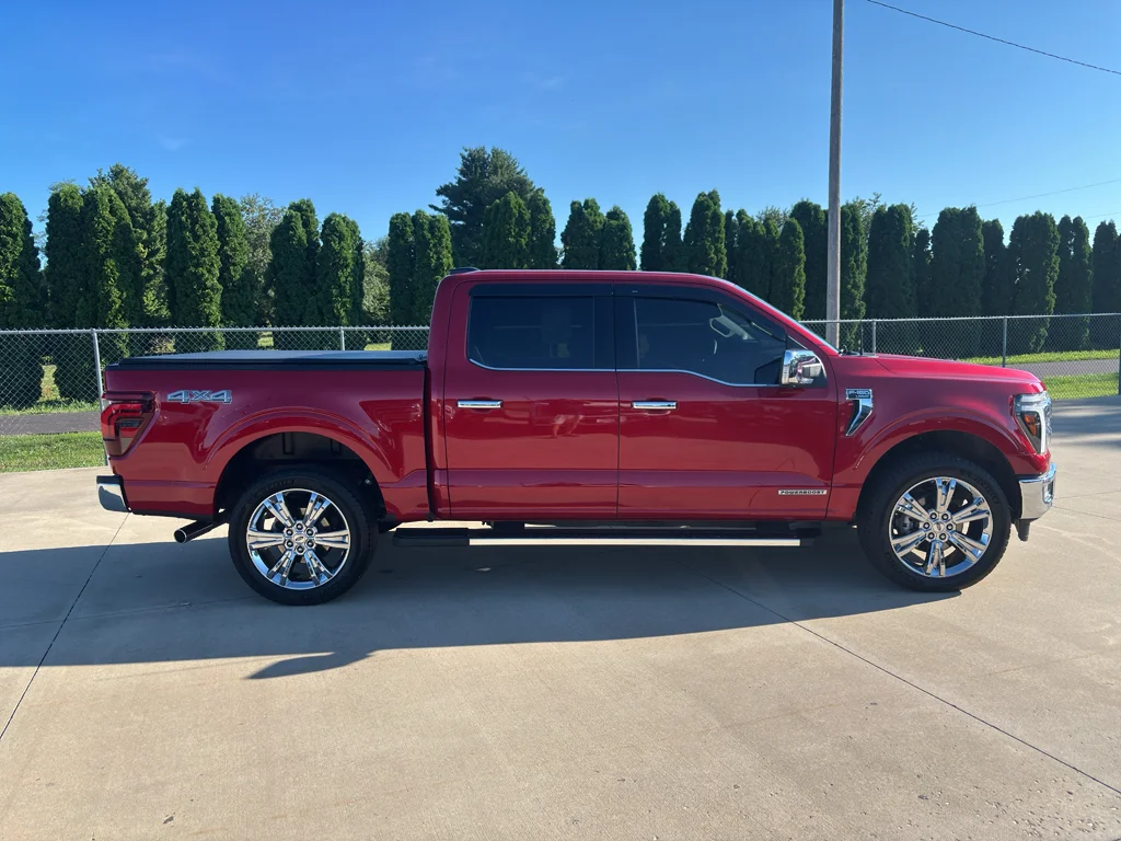 Used 2024 Rapid Red Metallic Tinted Clearcoat Ford LARIAT image 3