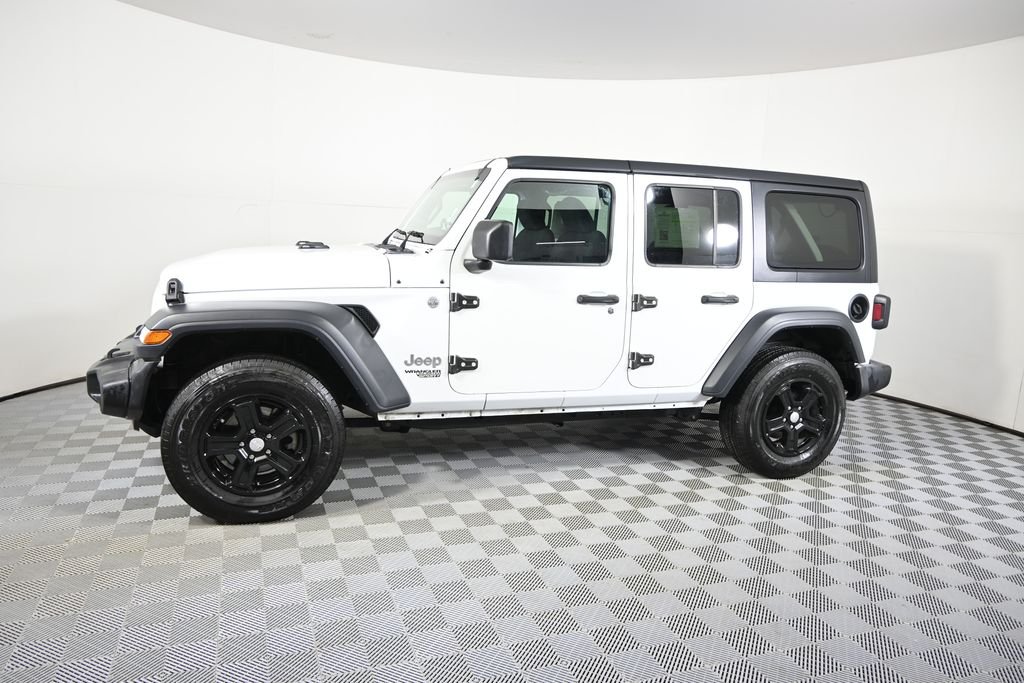 Used 2019 Jeep Wrangler Unlimited Sport S with VIN 1C4HJXDG7KW507638 for sale in Forest Lake, Minnesota
