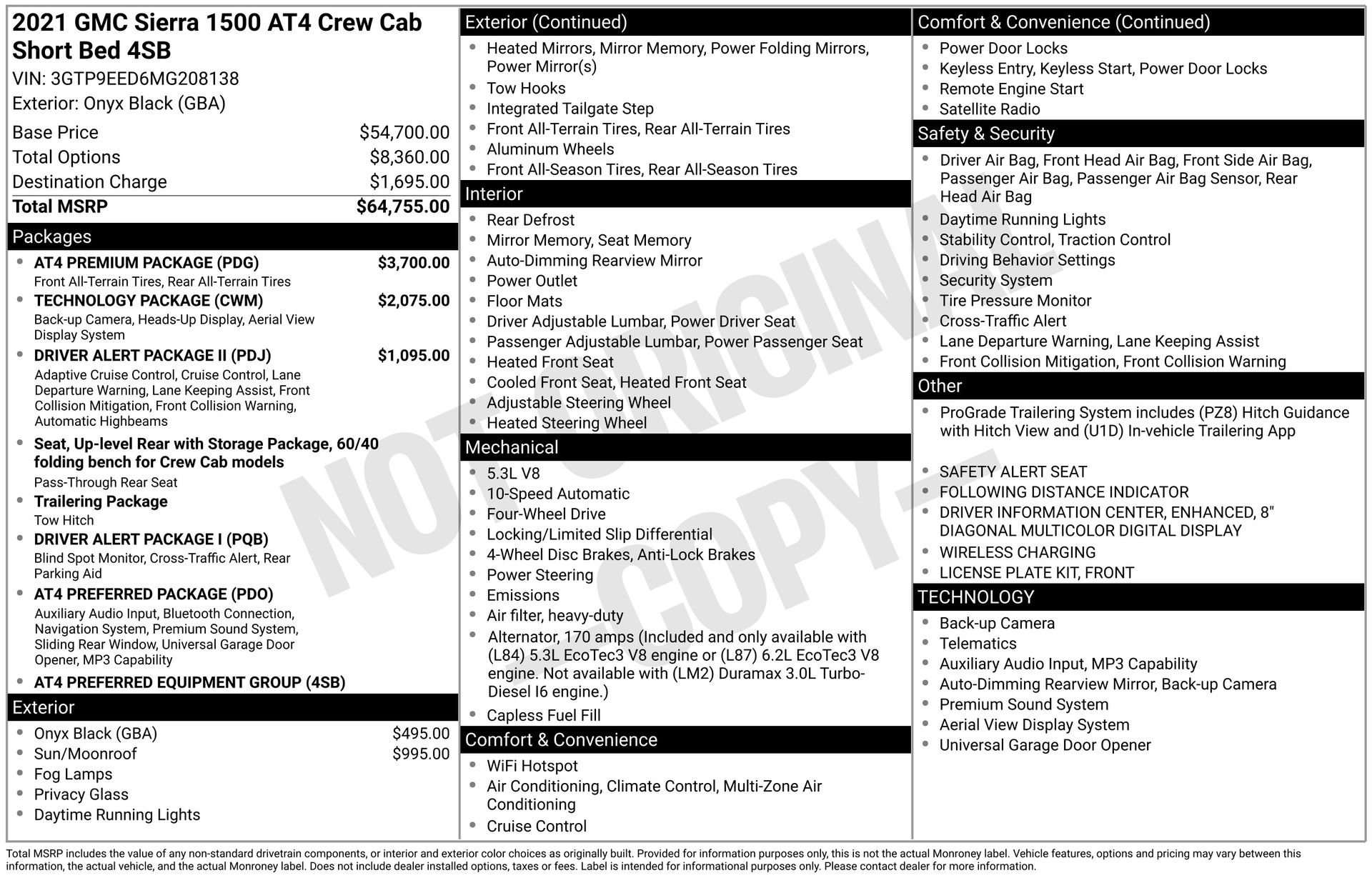 2021 GMC SIERRA - Image 3