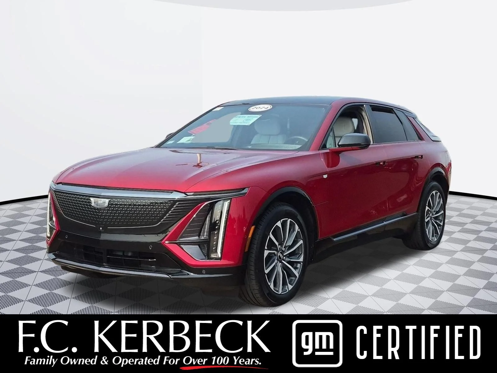 Used 2024 Radiant Red Tintcoat Cadillac Sport image 1