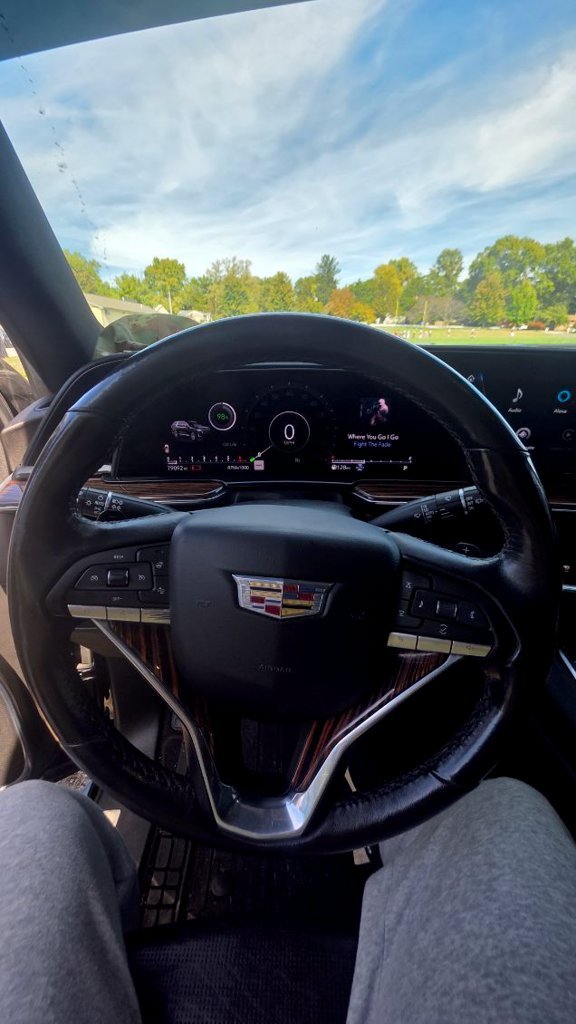 Used 2021 Black Cadillac Premium Luxury image 4