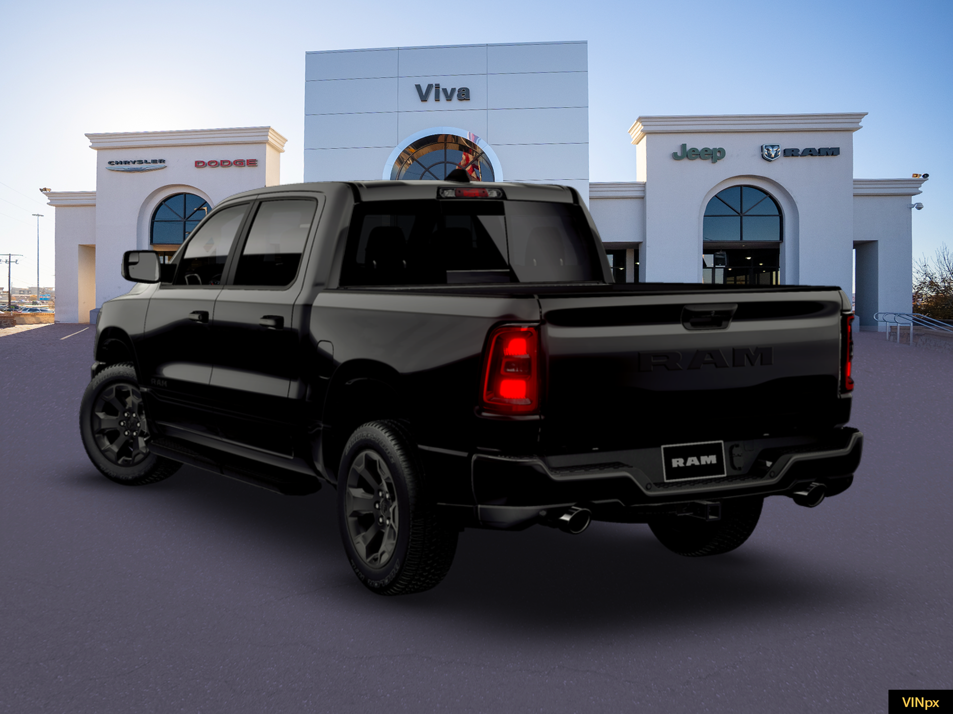 New 2026 Diamond Black Crystal Pearlcoat RAM Express image 5
