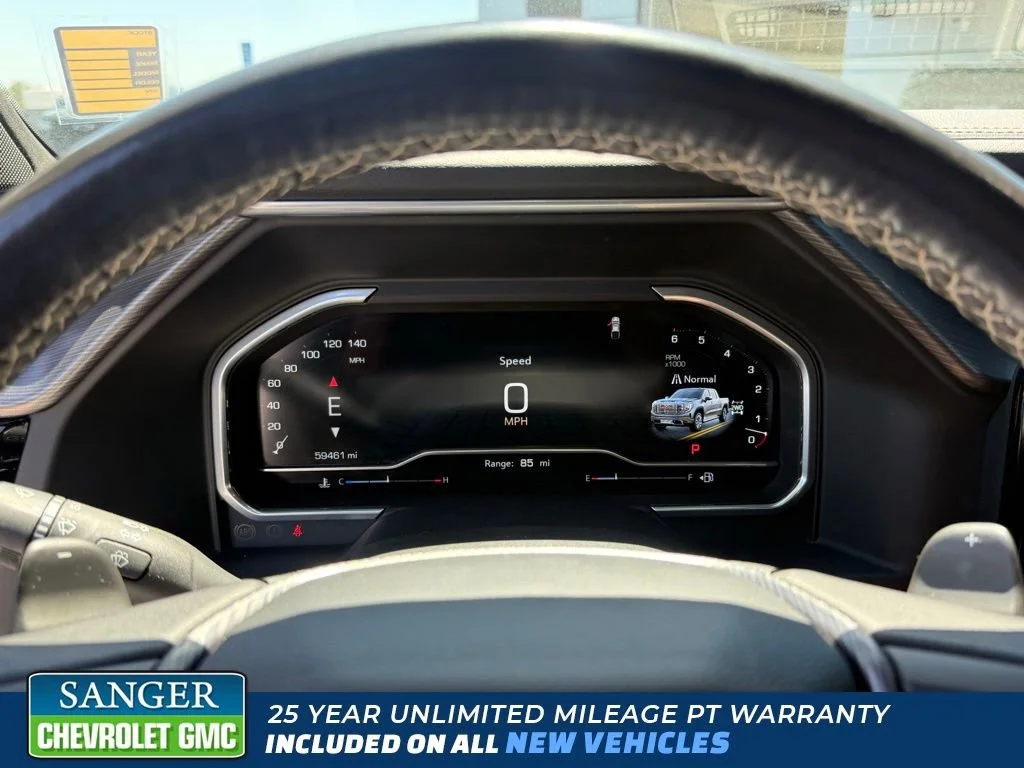 Used 2023 White Frost Tricoat GMC Denali Ultimate image 21