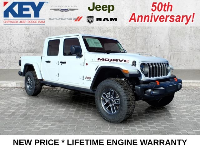New 2026 Bright White Clear-Coat Exterior Paint Jeep Mojave image 1