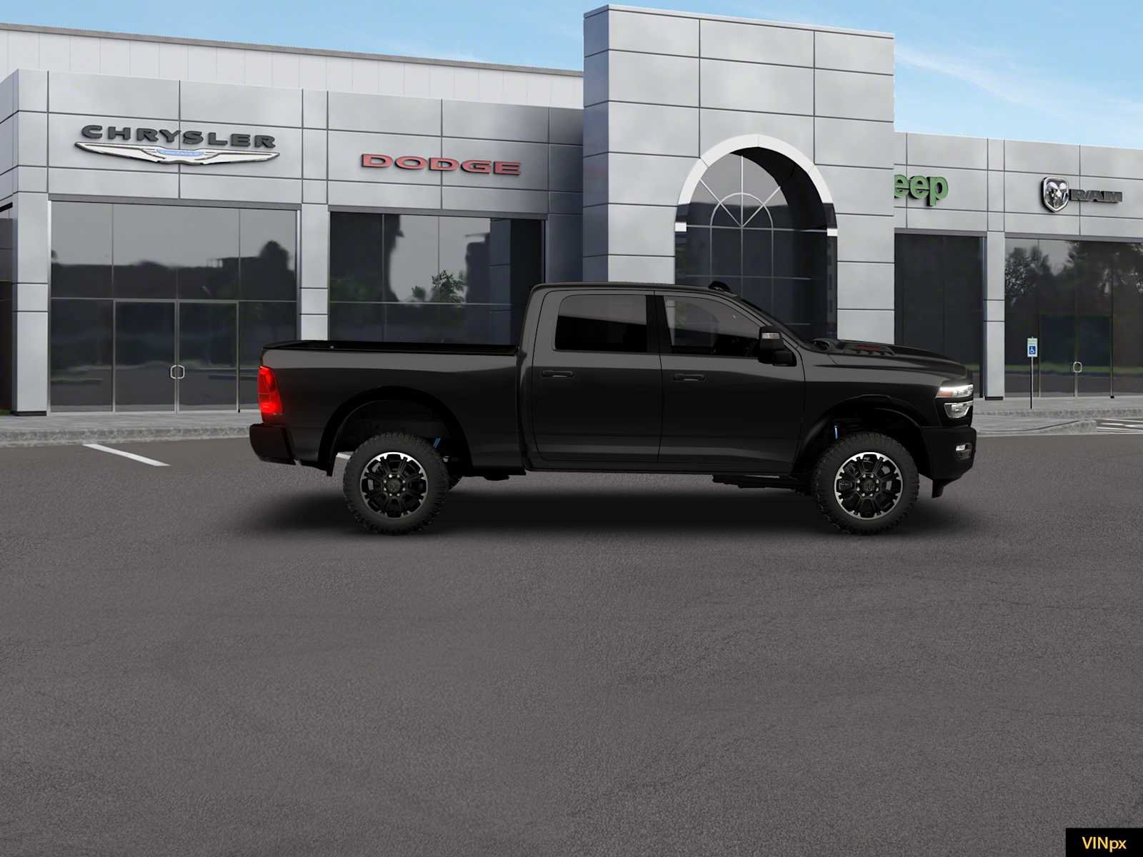 New 2026 Diamond Black Crystal Pearlcoat RAM Rebel image 9