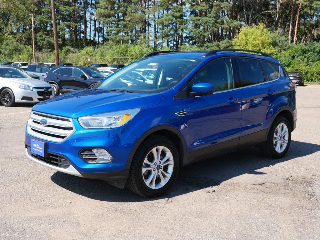 Certified 2018 Ford Escape SE with VIN 1FMCU9GD1JUA85418 for sale in White Bear Lake, MN