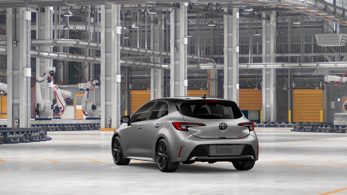 New 2027 Classic Silver Metallic with Black roof Toyota XSE image 7