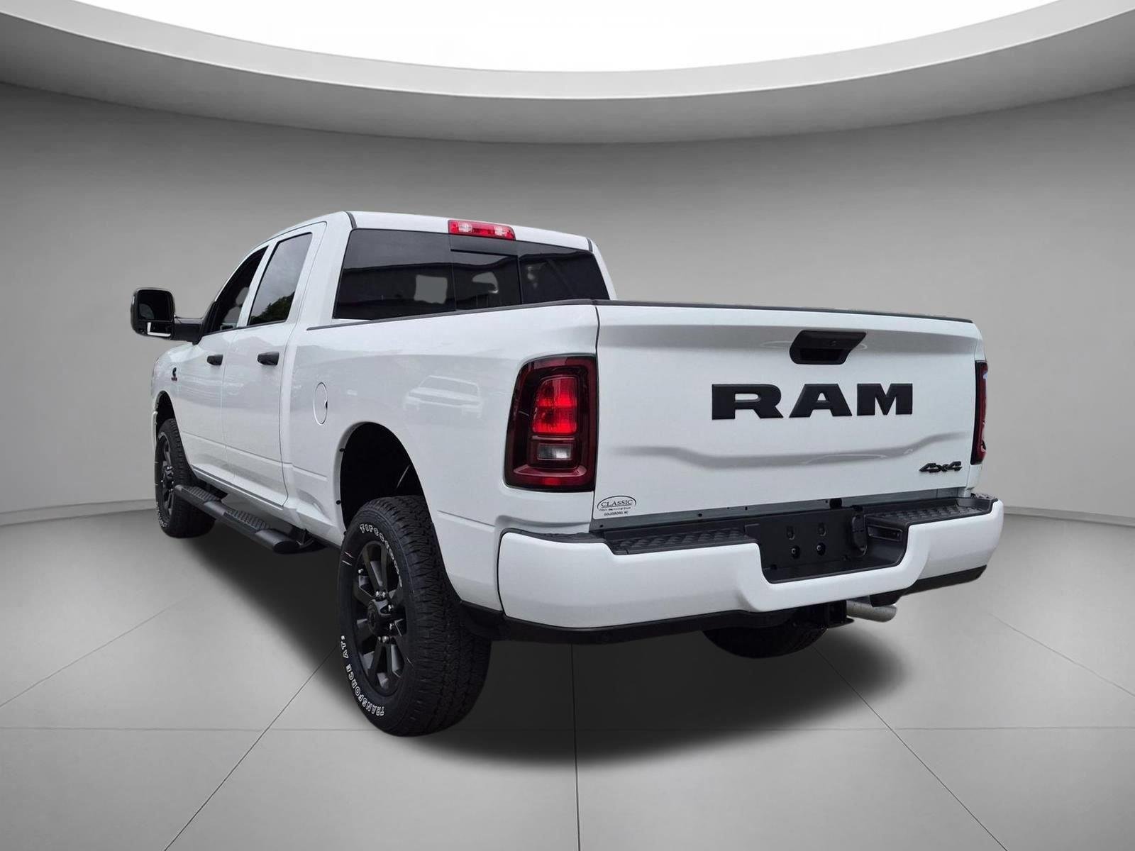 New 2026 Bright White Clear-Coat Exterior Paint RAM Black Express image 3