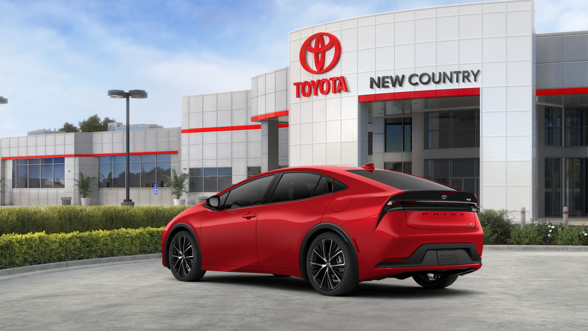 New 2026 Supersonic Red Toyota XLE AWD image 6