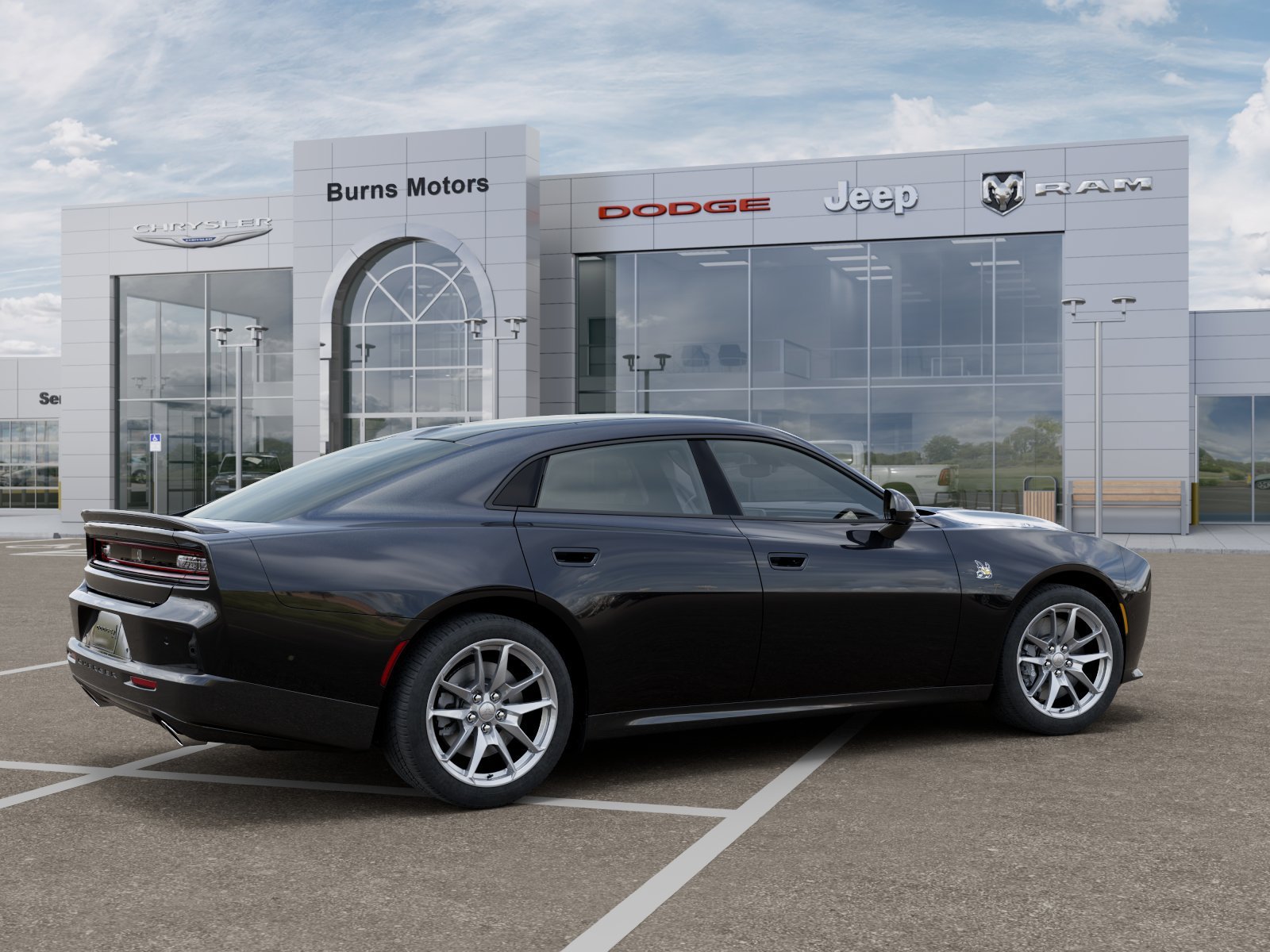 New 2026 Diamond Black Crystal Pearlcoat Dodge Scat Pack Plus image 4