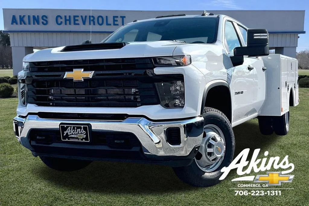 New 2026 Summit White Chevrolet Work Truck image 1
