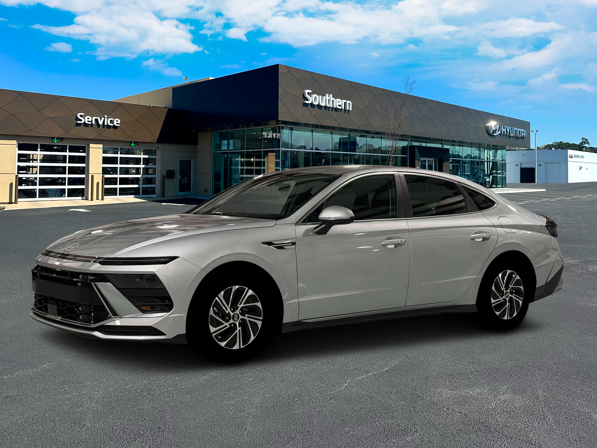 New 2026 Silver Hyundai Blue image 2