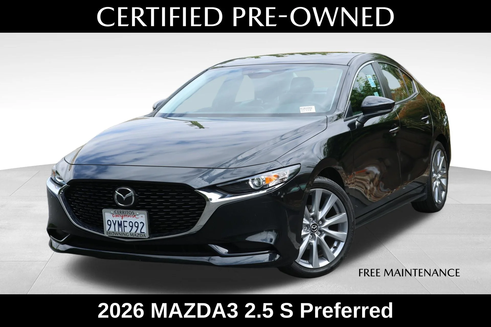 Certified Used 2026 Black Mazda 2.5 S Preferred image 1