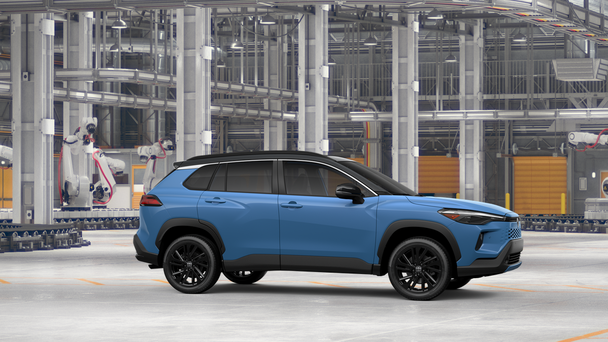 New 2026 Cavalry Blue with Jet Black roof Toyota Hybrid XSE image 13