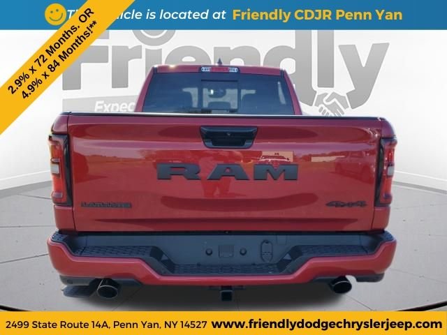 New 2026 Molten Red Pearl-Coat Exterior Paint RAM Laramie image 4