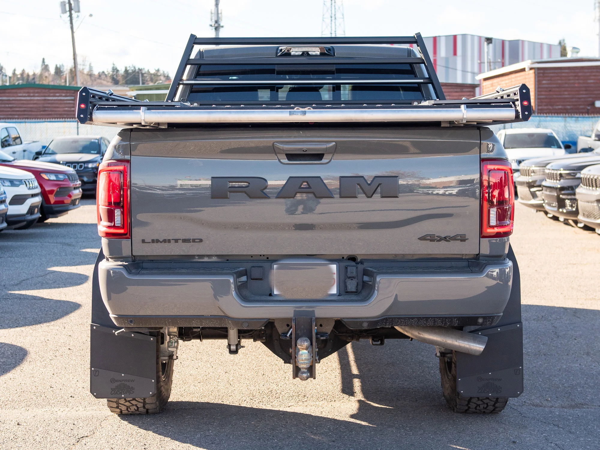 Used 2026 Grey RAM Limited* Mega Cab, 5 Inch Lift, 37s, Winch, Limitless Sled Deck image 8