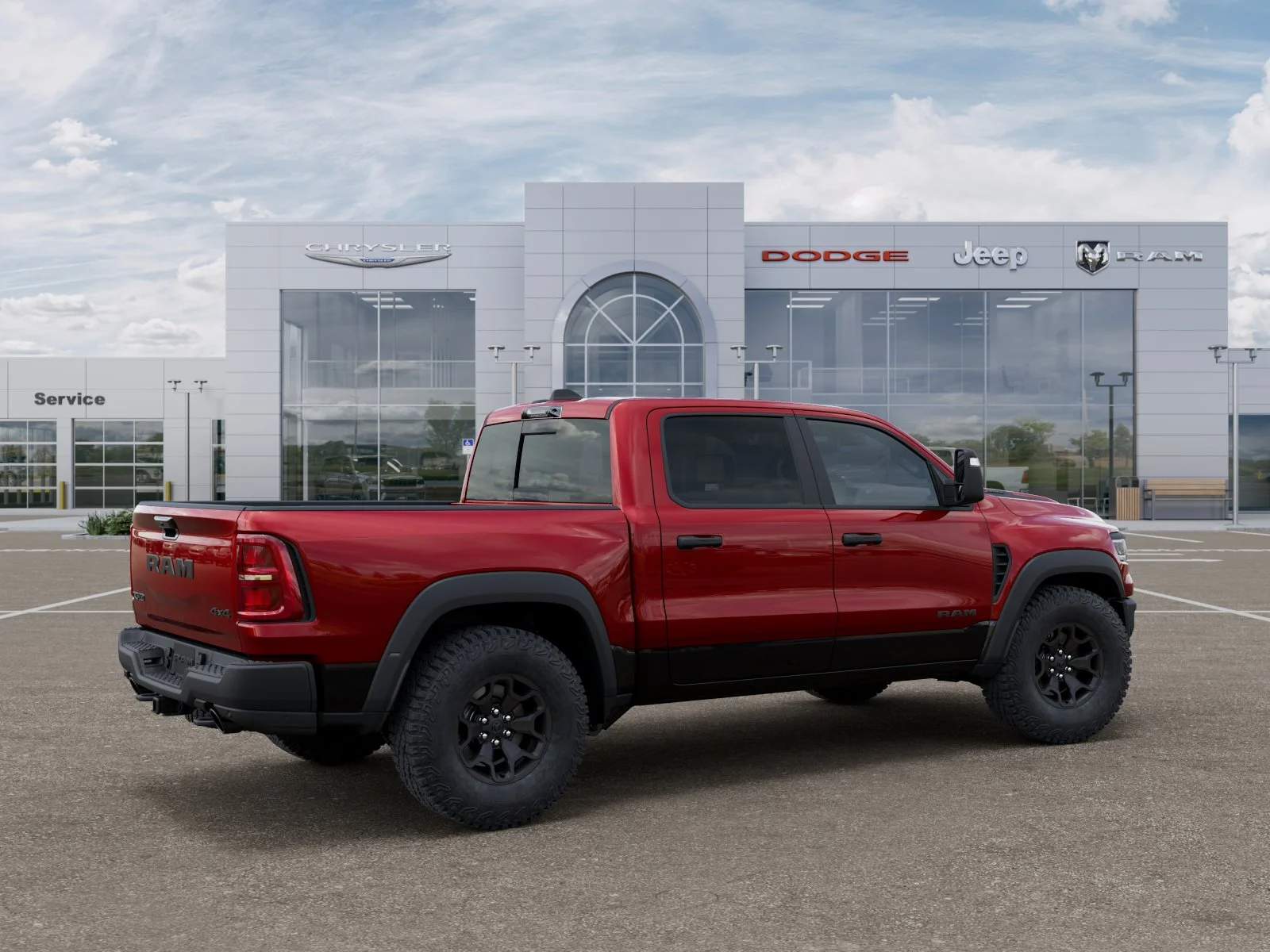 New 2026 Molten Red Pearl-Coat Exterior Paint RAM RHO image 32