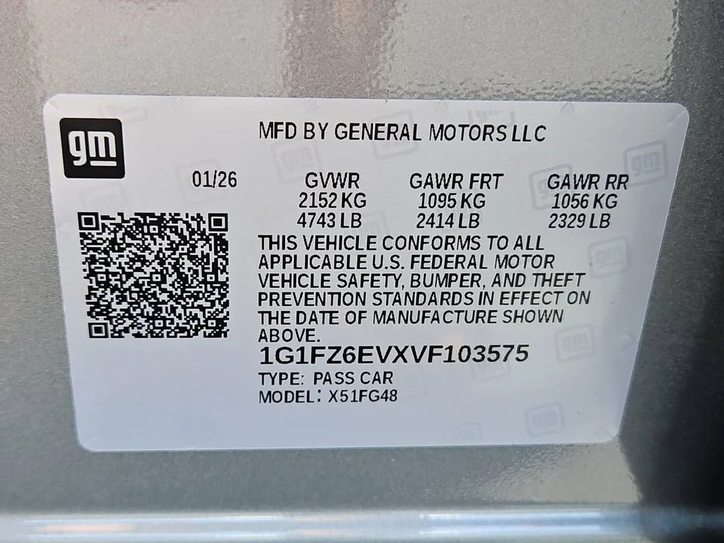 New 2027 Sterling Grey Metallic Chevrolet RS image 25