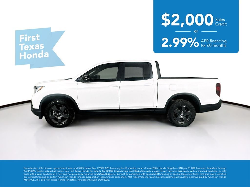 New 2026 Platinum White Pearl Honda TrailSport image 4