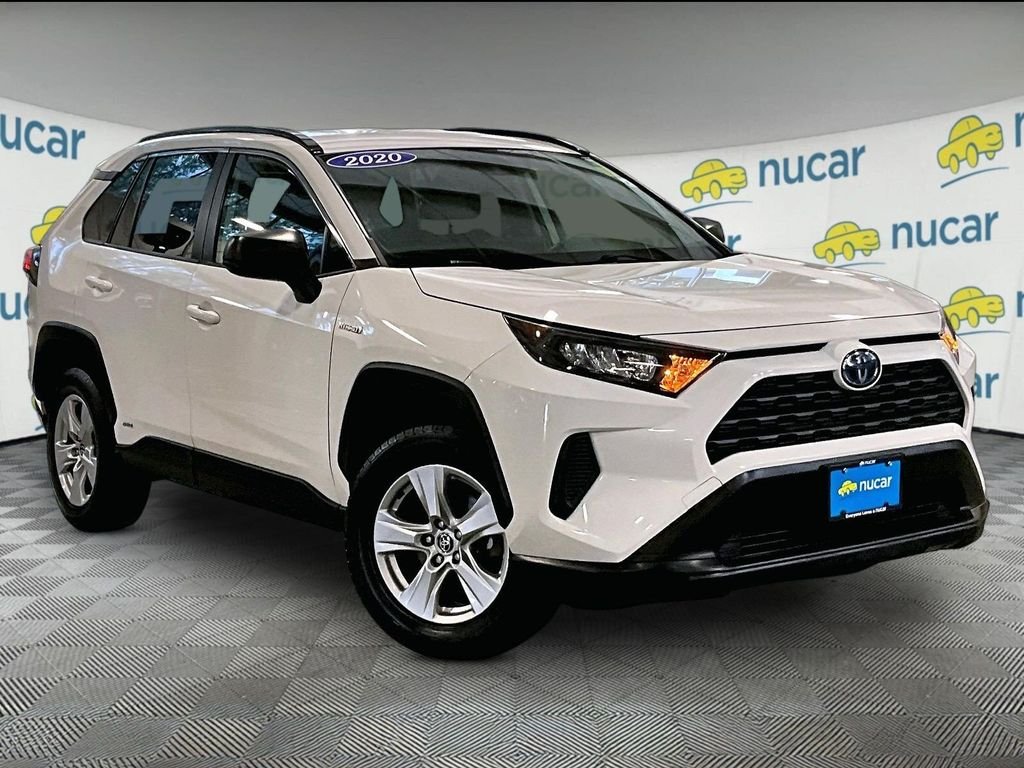 Used 2020 White Toyota LE image 1