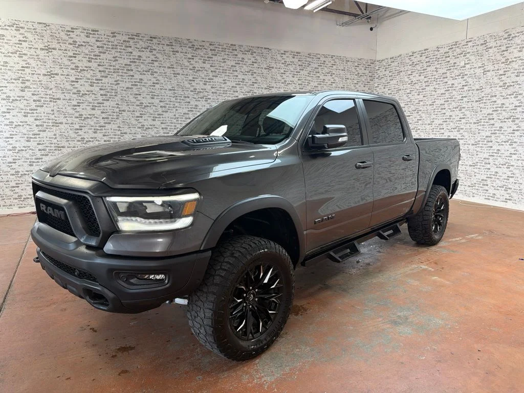 Used 2022 Granite Crystal Metallic Clearcoat Ram Rebel image 3