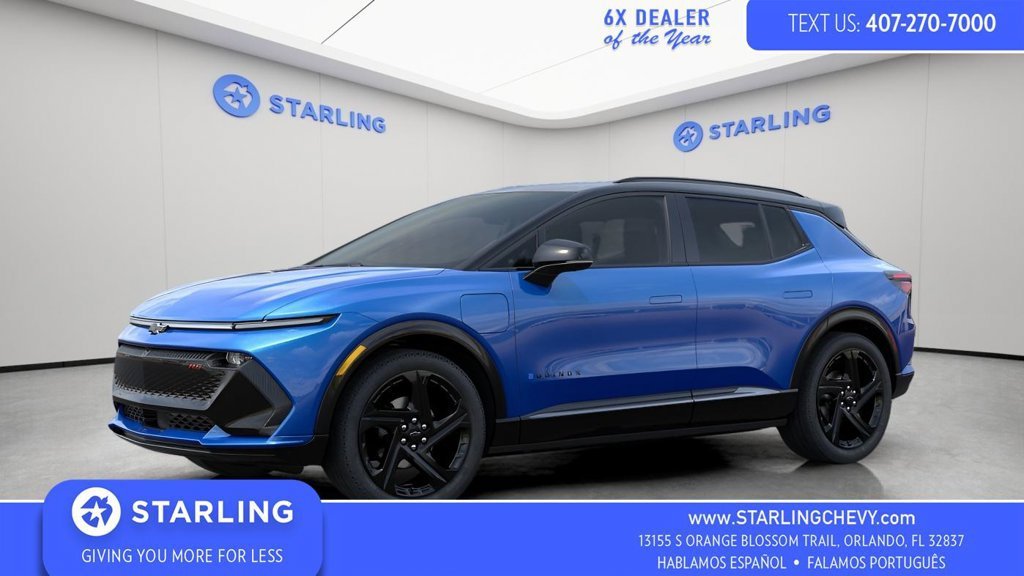 New 2026 Riptide Blue Metallic Chevrolet RS image 1