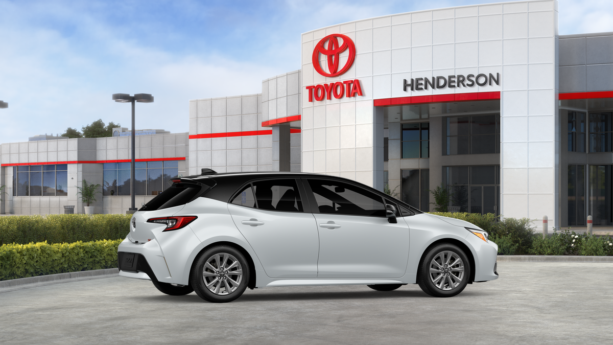 New 2027 Wind Chill Pearl with Black roof Toyota SE image 40