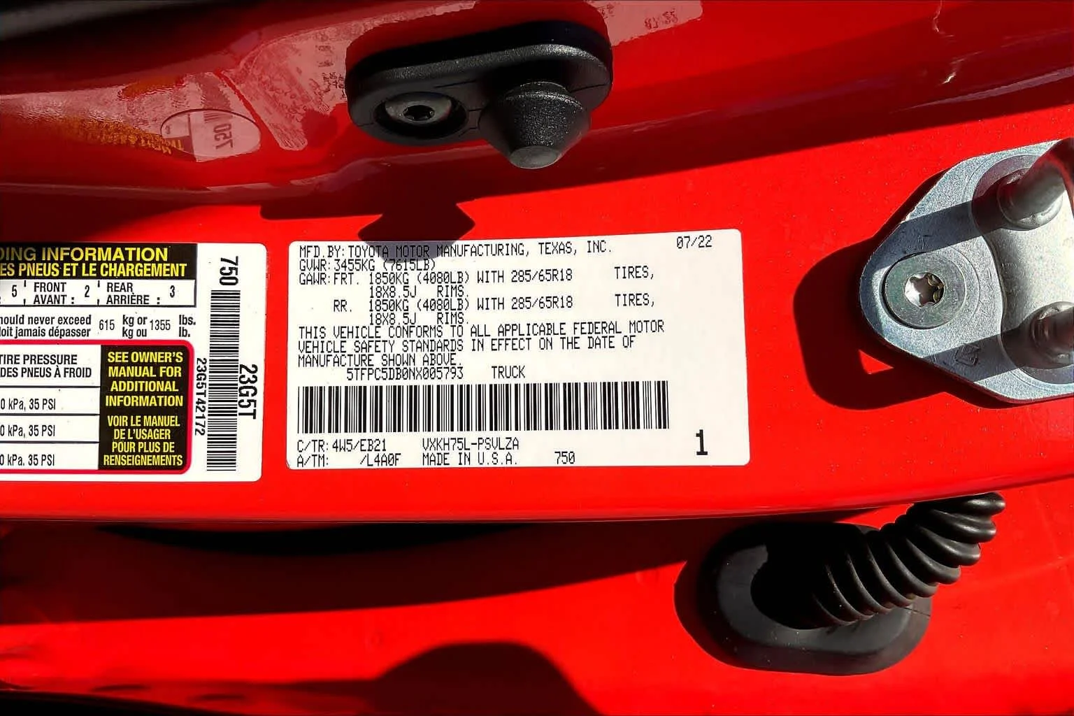 Used 2022 Solar Octane Toyota TRD Pro Hybrid image 34