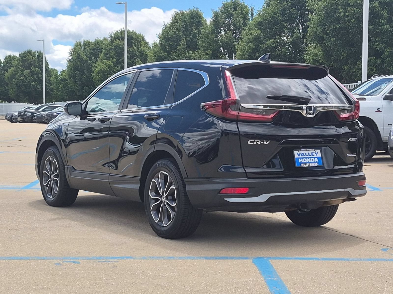 Used 2020 Crystal Black Pearl Honda EX-L AWD image 8