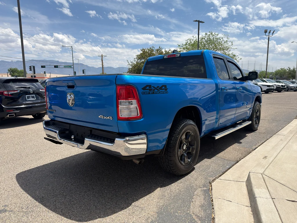 Used 2022 Hydro Blue Pearlcoat Ram Big Horn image 5