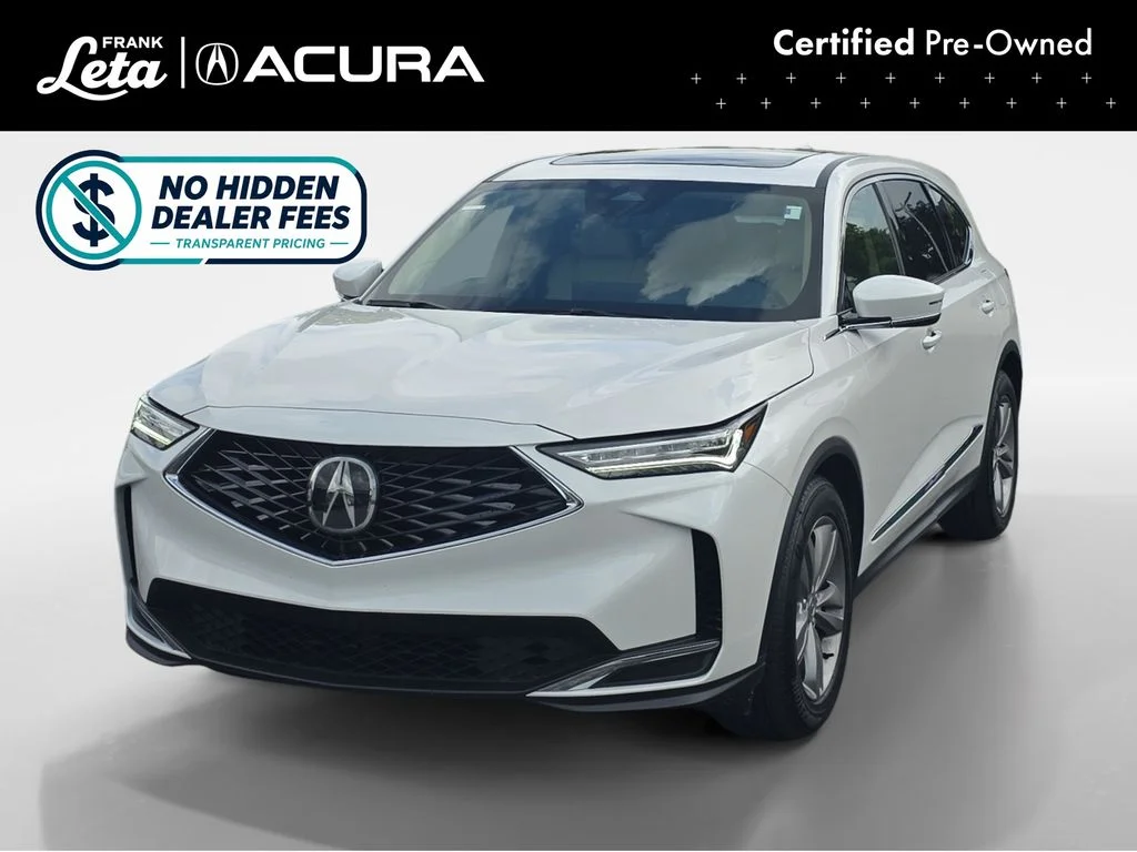 Certified Used 2026 Platinum White Pearl Acura Base image 1