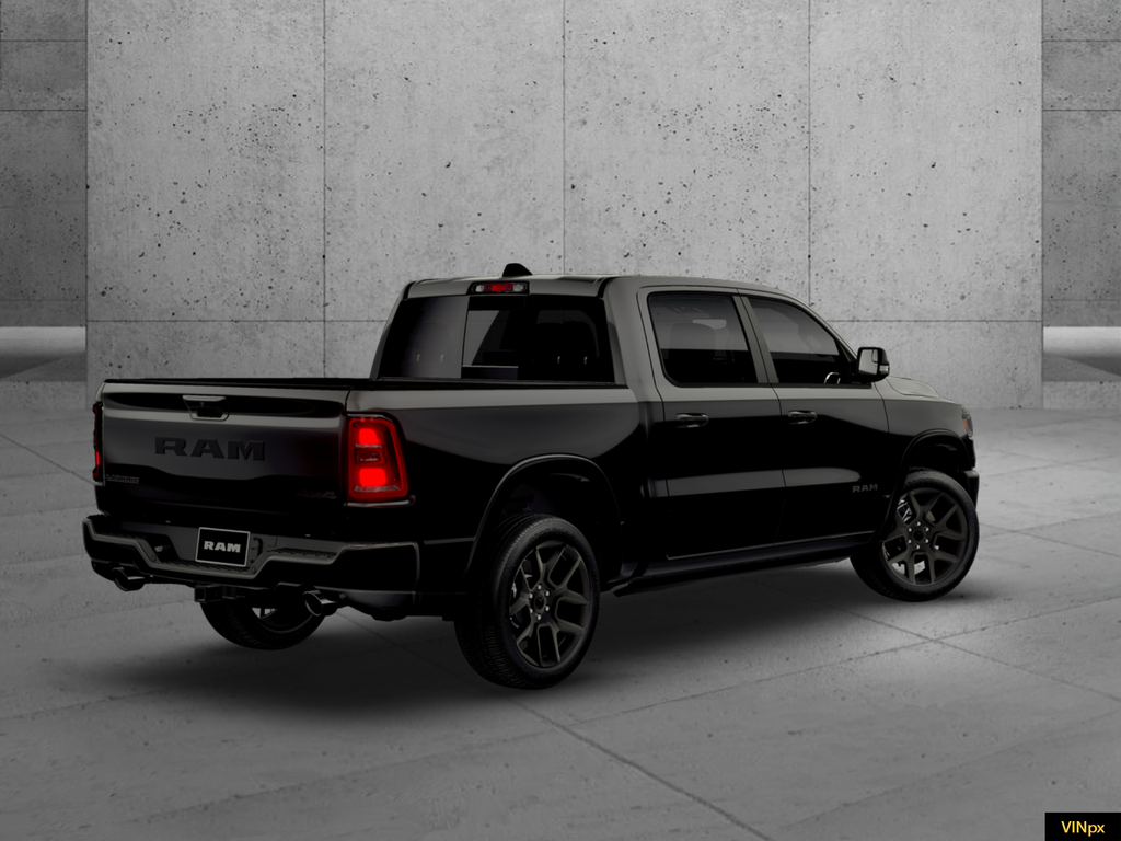 New 2026 Diamond Black Crystal Pearl-Coat Exterior Paint RAM Laramie image 6