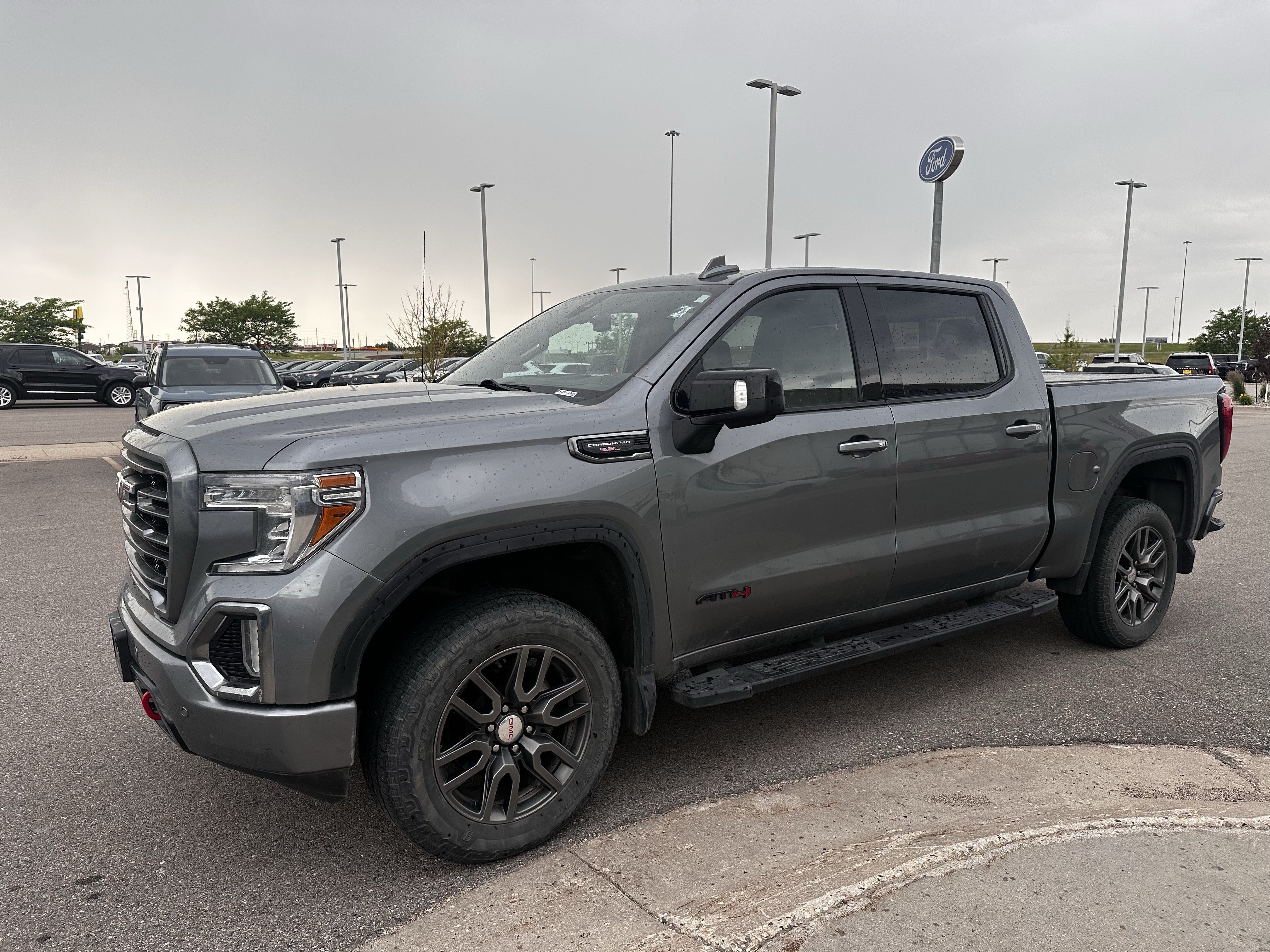 Used 2020 Satin Steel Metallic GMC AT4 image 2