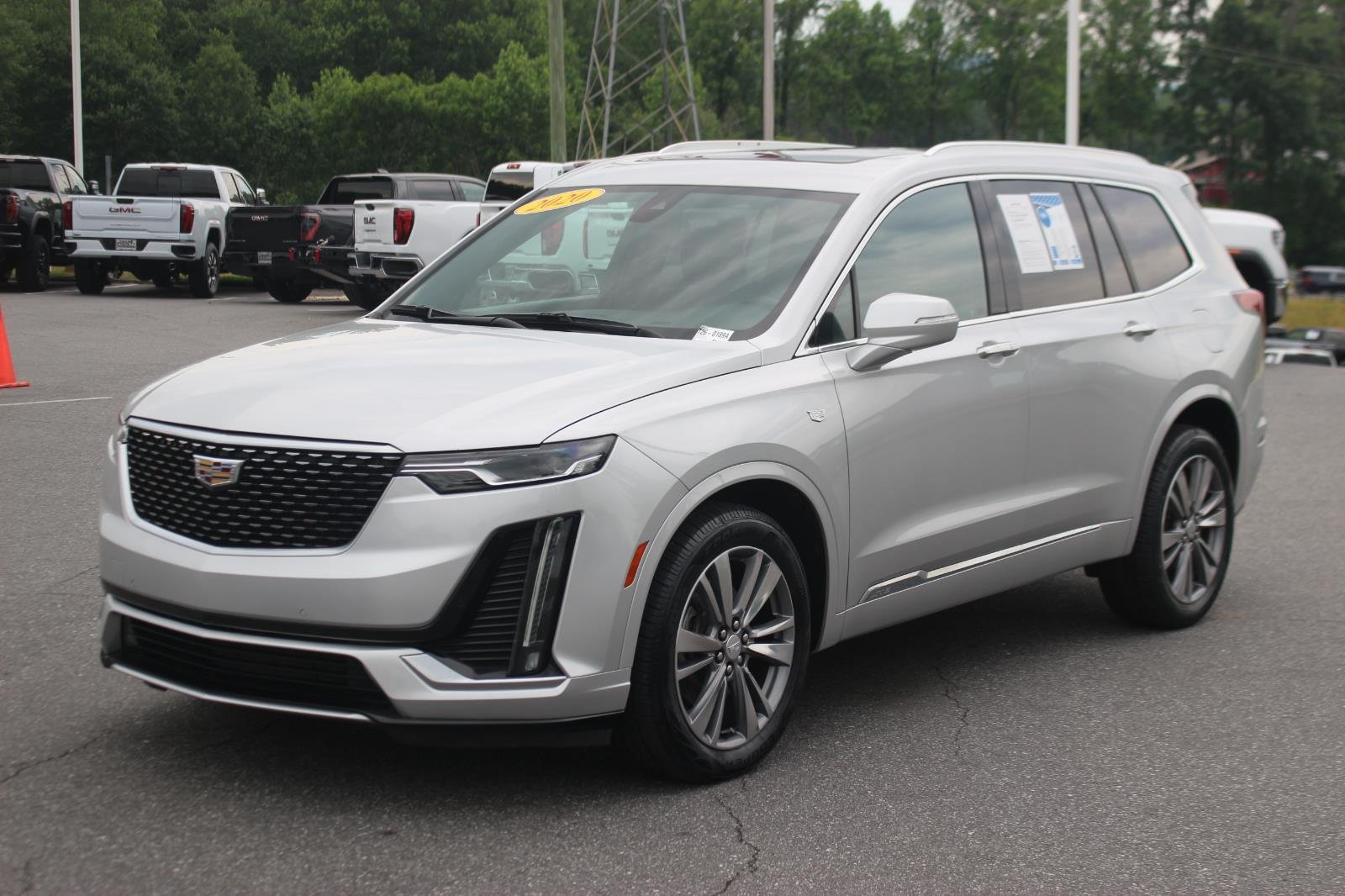 Used 2020 RADIANT SILVER METALLIC Cadillac AWD Premium Luxury image 3