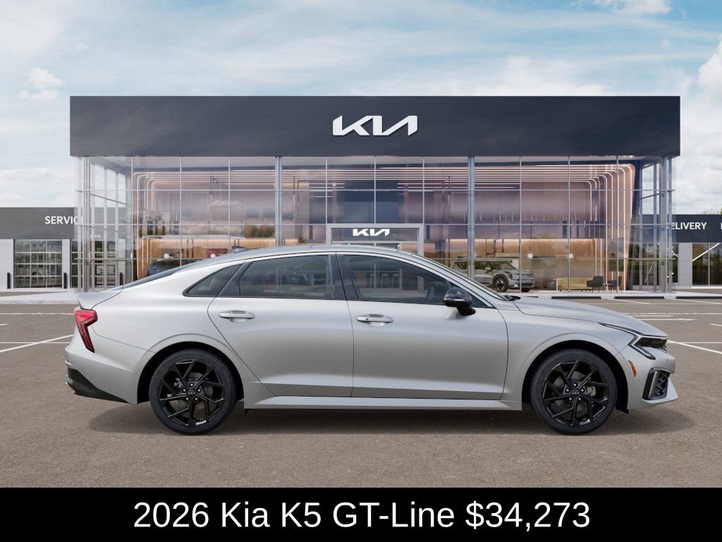 New 2026 Steel Matte Gray Kia GT-Line AWD image 8