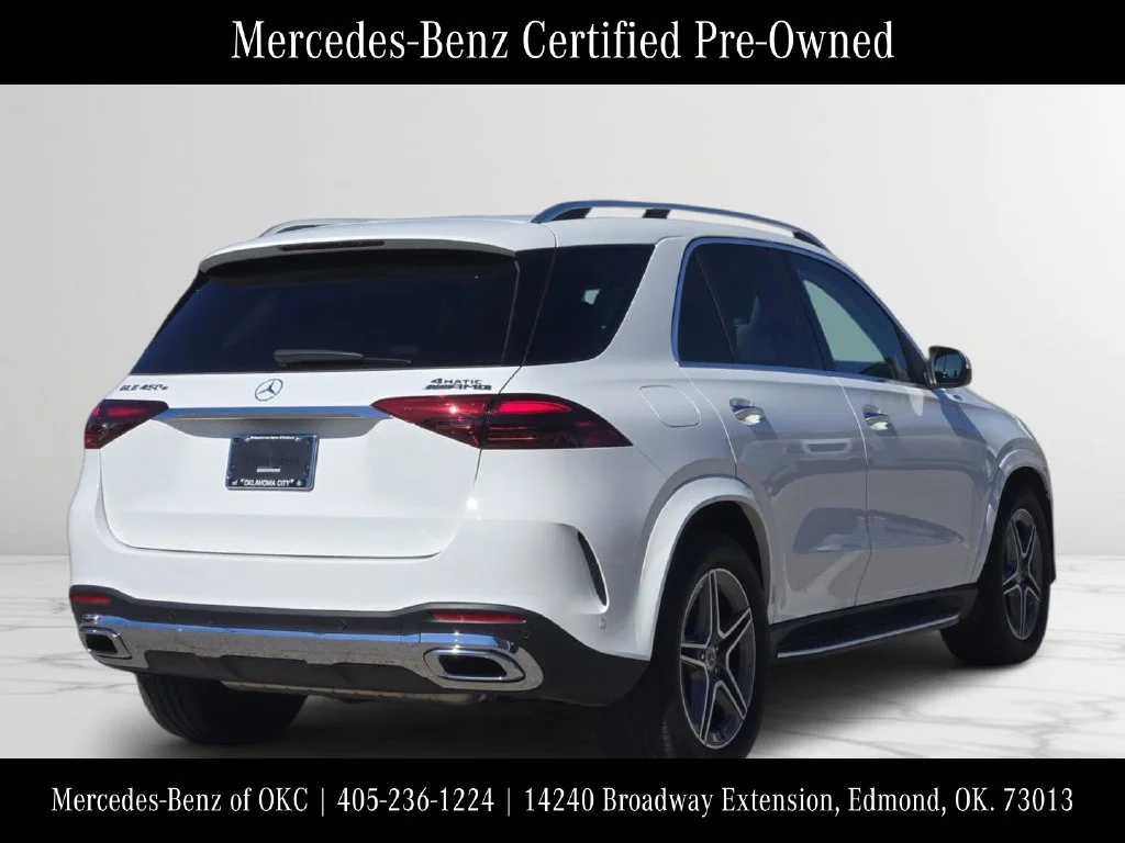 Certified Used 2025 Polar White Mercedes-Benz GLE 450e image 6