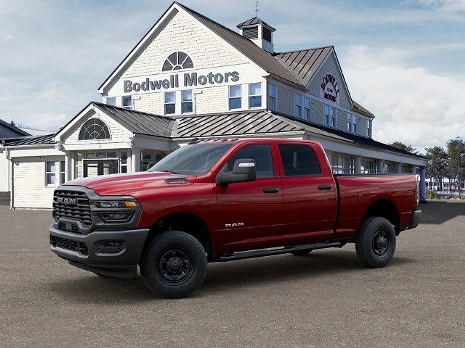 New 2026 Molten Red Pearl-Coat Exterior Paint RAM Warlock Crew Cab 4x4 6