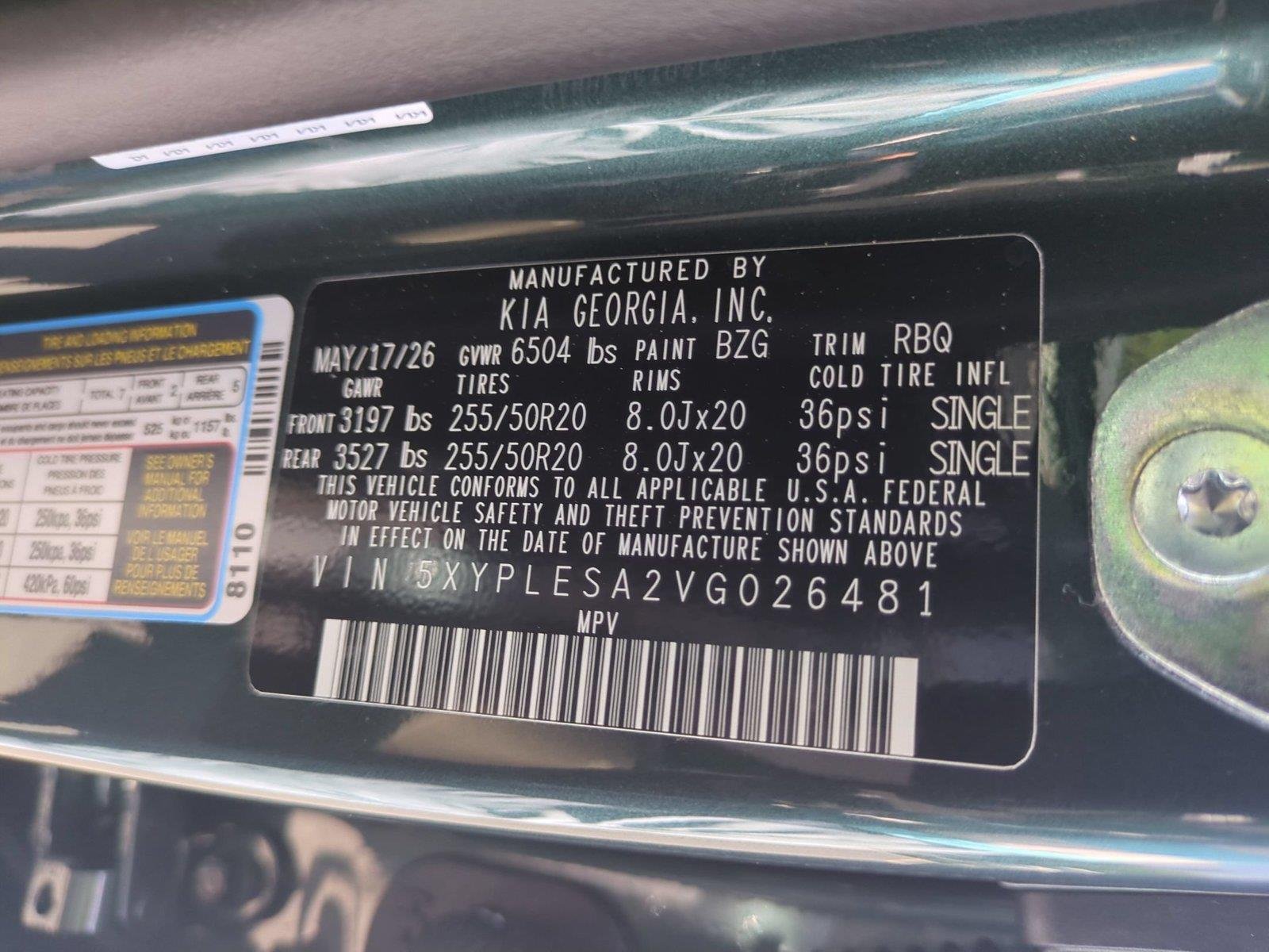 New 2027 Black Jade Green Kia SX-Prestige image 44