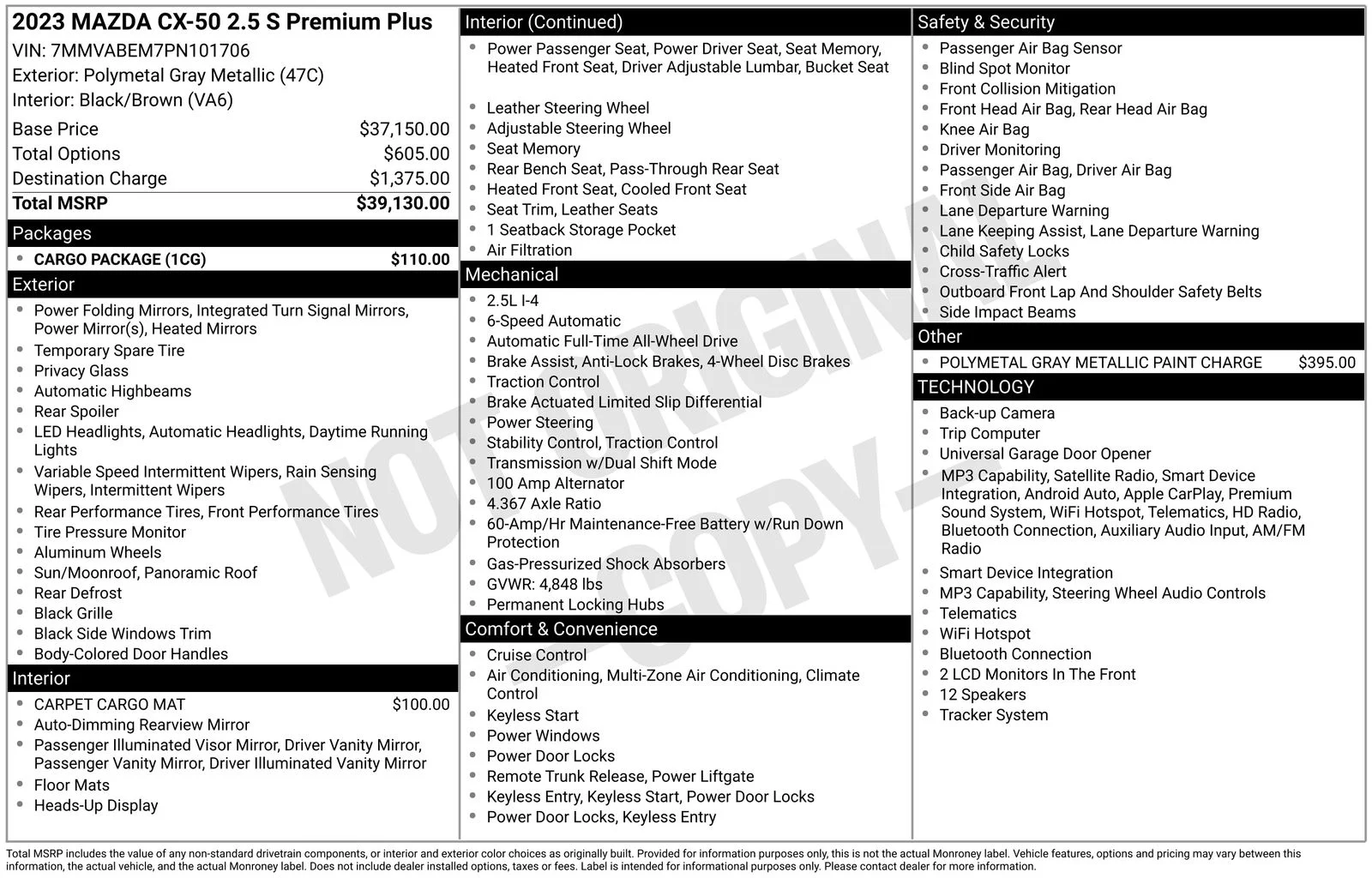 Certified Used 2023 Polymetal Gray Metallic Mazda 2.5 S Premium Plus Package image 22